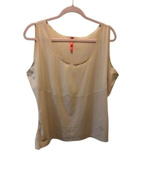 Spanx Thinstincts Lightweight Shaping Camisole Cami Top Sz 3X Nude Scoop Neck